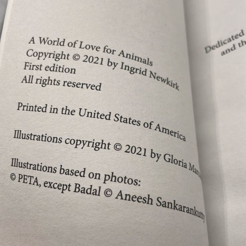 A world of love for animals