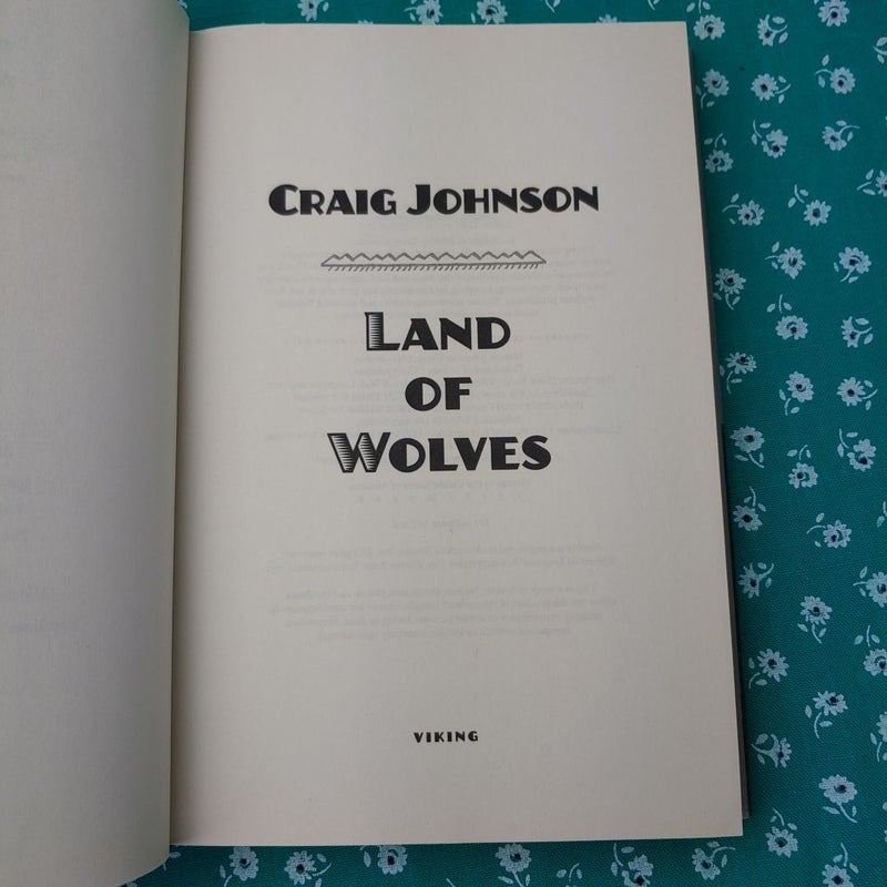 Land of Wolves (First ed.)