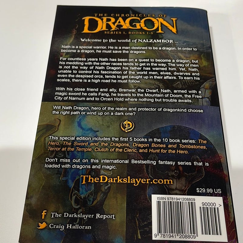 The Chronicles of Dragon Series 1 Book 1-5