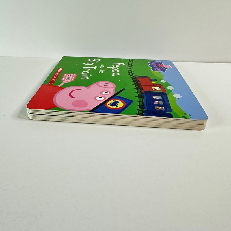 Peppa and the Big Train - Peppa Pig, Trains, Adventure