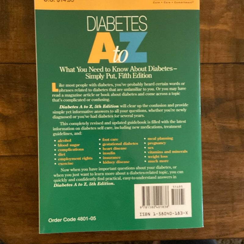 Diabetes A to Z
