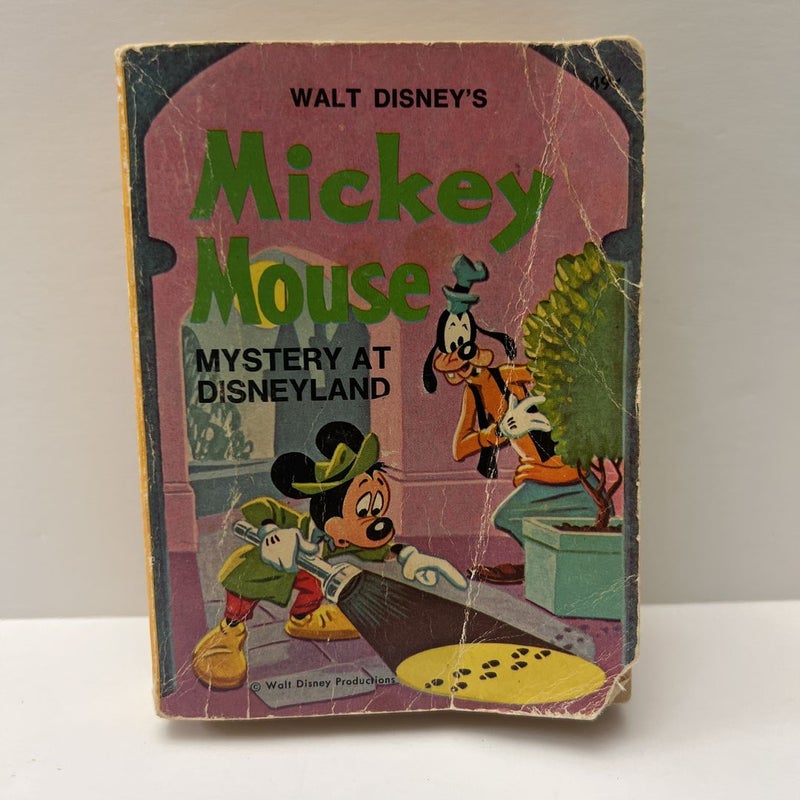 Walt Disney's Mickey Mouse Mystery at Disneyland by Whitman