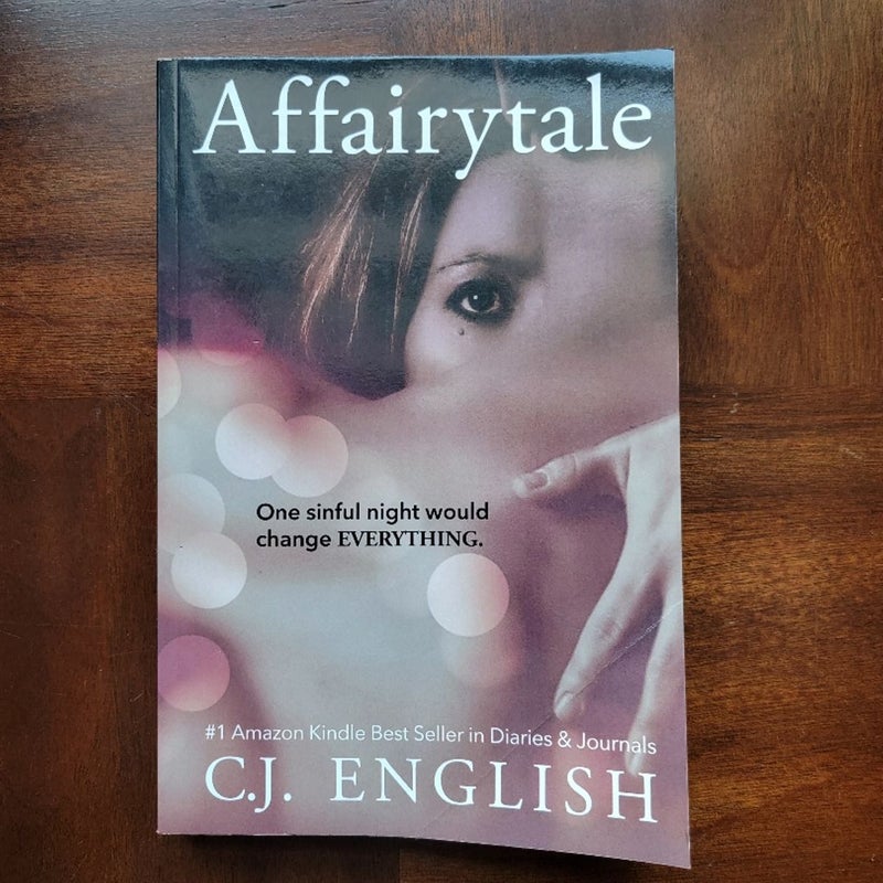 Affairytale by C.J. English SIGNED Romance Memoir Book Novel
