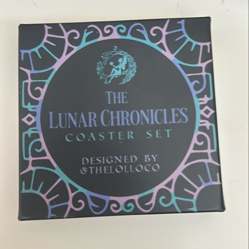 Fairyloot Lunar Chronicles Coasters
