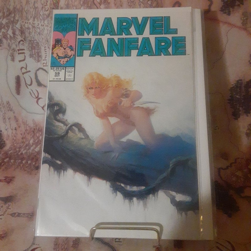 Marvel Fanfare 59 Shanna cover Joe Chiodo