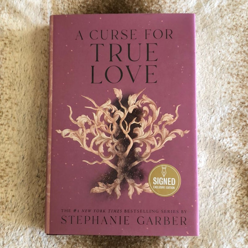 A Curse For True Love *SIGNED* *Barnes and noble exclusive edition*
