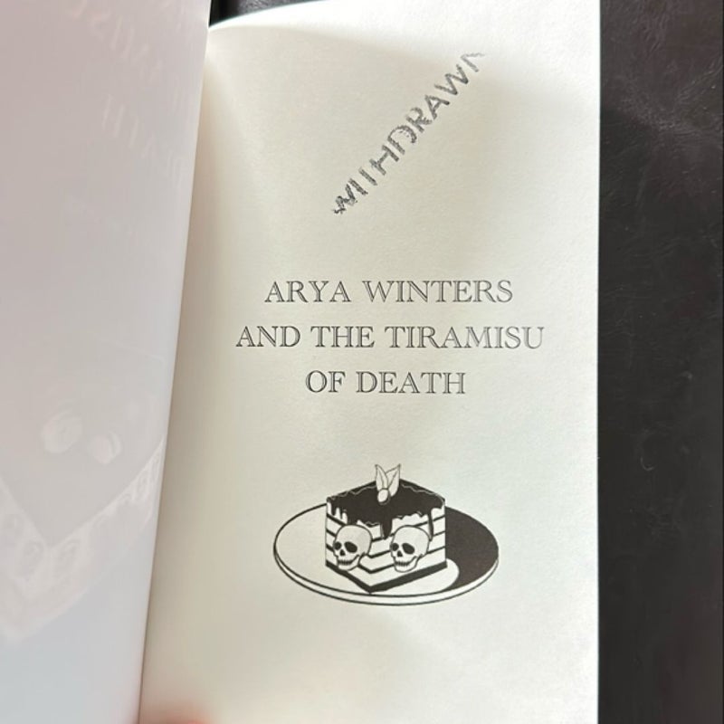 Arya Winters and the Tiramisu of Death