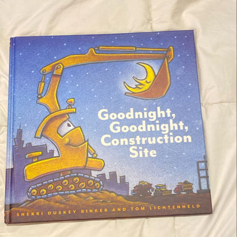 Goodnight, Goodnight Construction Site (Hardcover Books for Toddlers, Preschool Books for Kids)