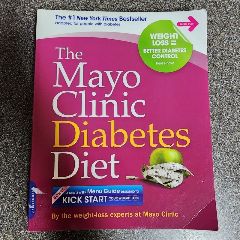 2 Books - Mayo Clinic Diabetes Diet by Mayo Clinic Book and Journal 