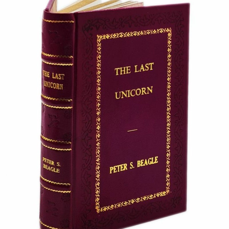 The Last Unicorn by Peter S. Beagle Leather-Bound