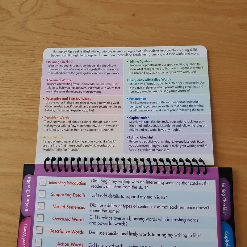 Flip to learn revising and editing guide