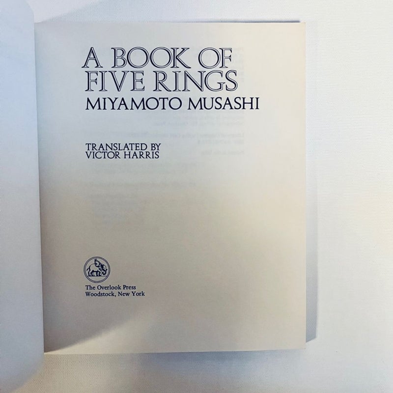 A Book of Five Rings: The Classic Guide to Strategy 1974 Overlook Press