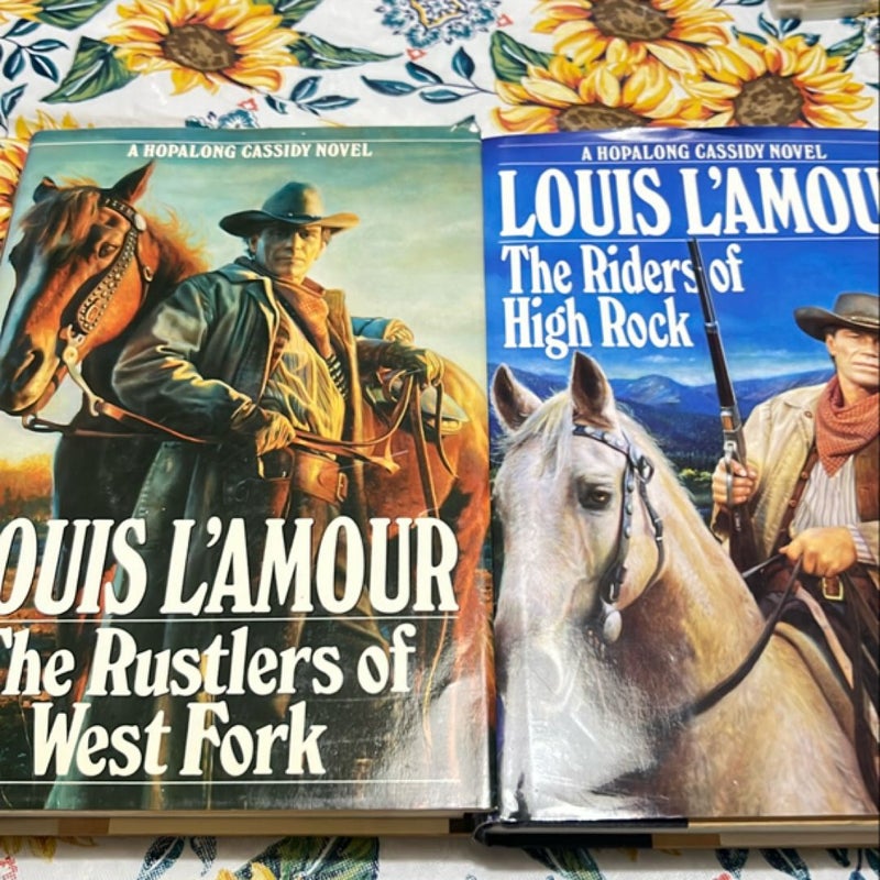 2 Louis L’Amour Hopalong Cassidy Novels