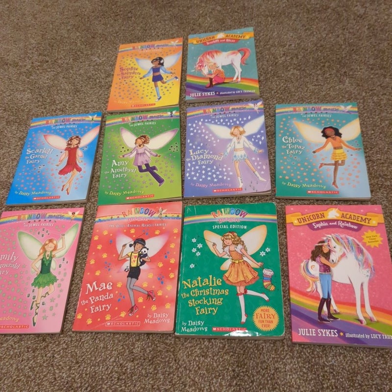 Rainbow Magic Girls chapter book lot