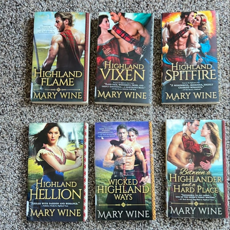 LOT OF HIGHLAND SERIES ROMANCE