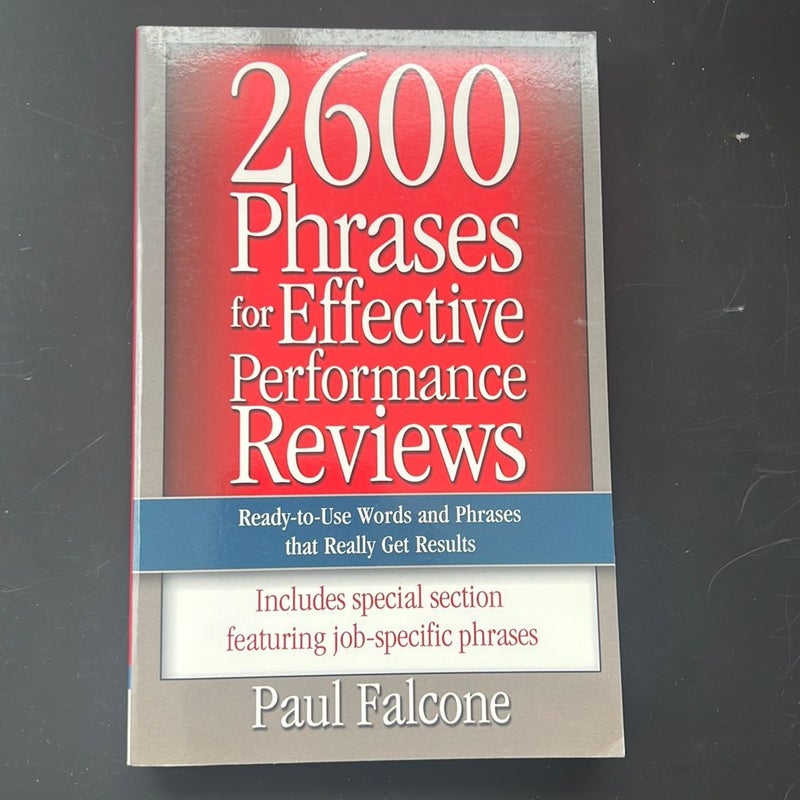 2600 Phrases for Effective Performance Reviews