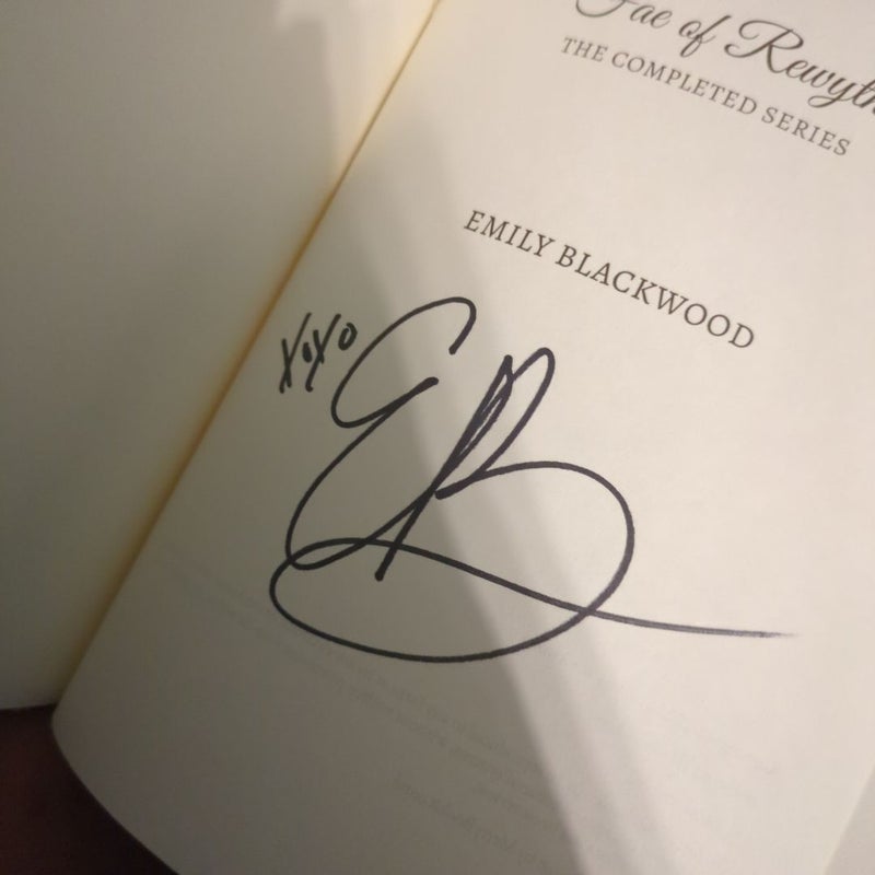 Fae of Rewyth Hardcover Omnibus hand signed by author 