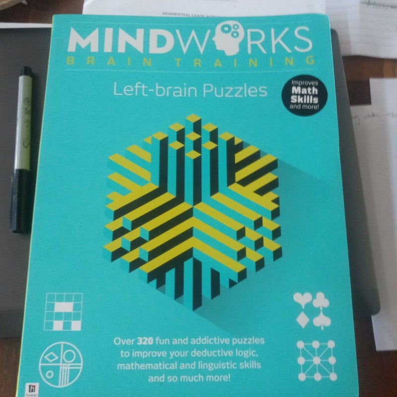 Mindworks brain training left brain puzzles