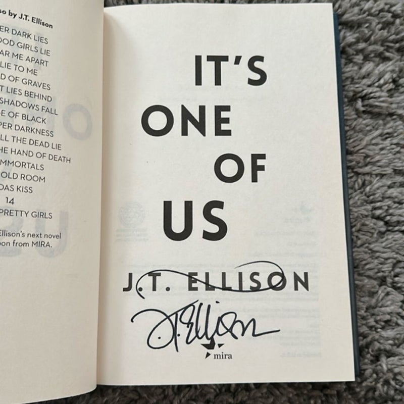 It's One of Us SIGNED