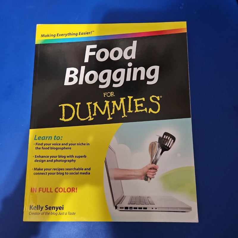 Food Blogging for Dummies