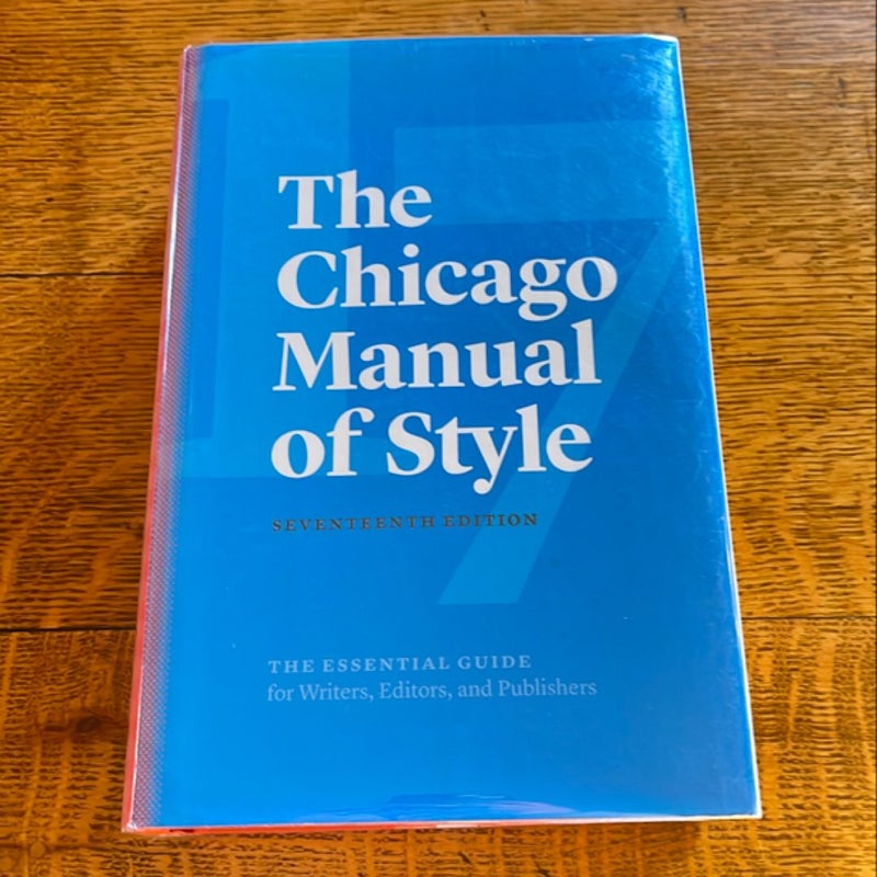 The Chicago Manual of Style, 17th Edition