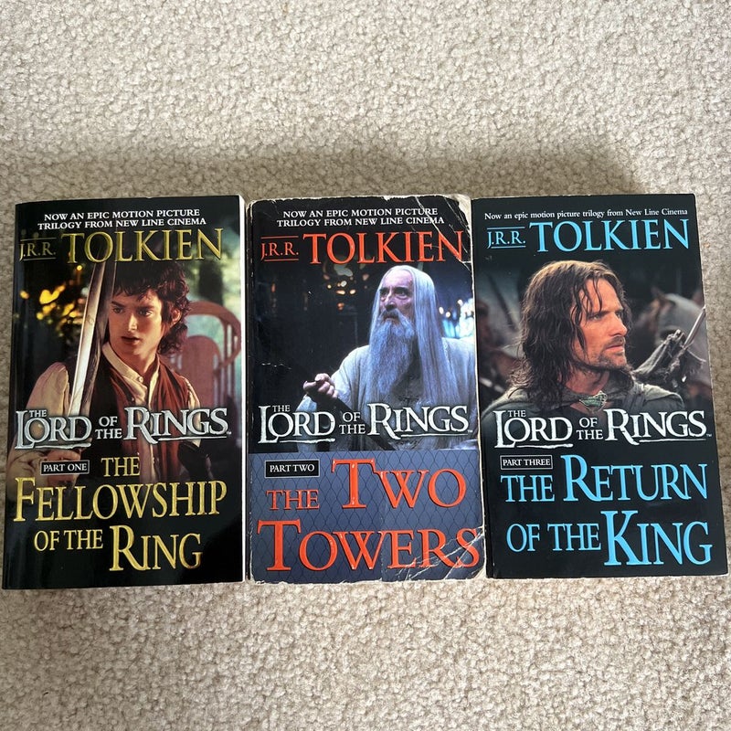 Lord of the Rings Box Set movie covers 