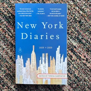 New York Diaries, 1609 To 2009