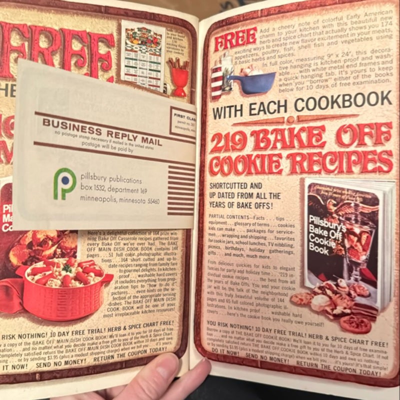 Pillsbury bake off cookbook from 1969