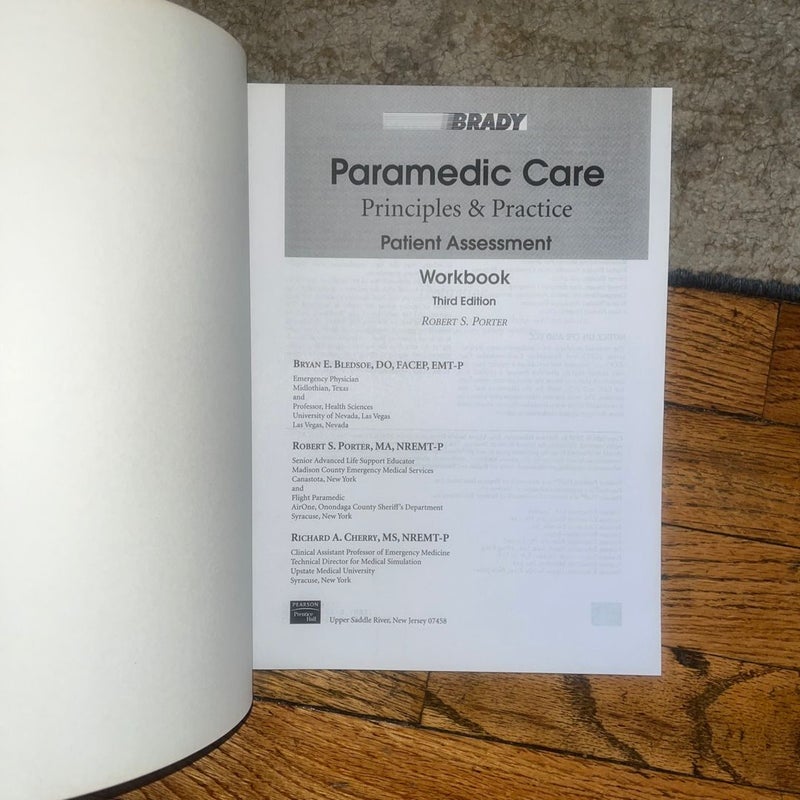 Student Workbook for Paramedic Care