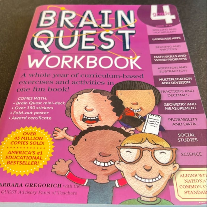 Brain Quest Workbook: 4th Grade