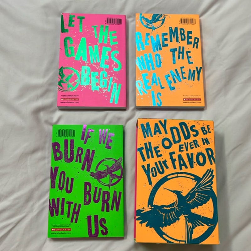 Hunger Games Trilogy — UK Neon Set