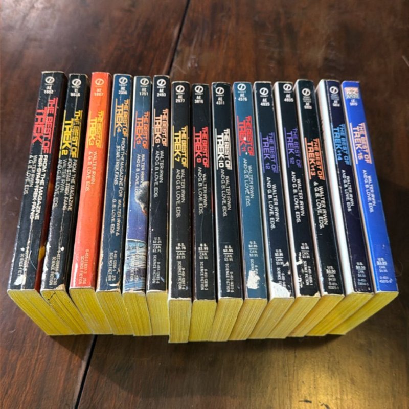 The Best of Trek 15 book bundle