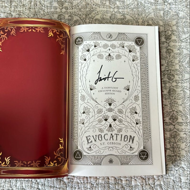 FairyLoot Edition of Evocation, signed