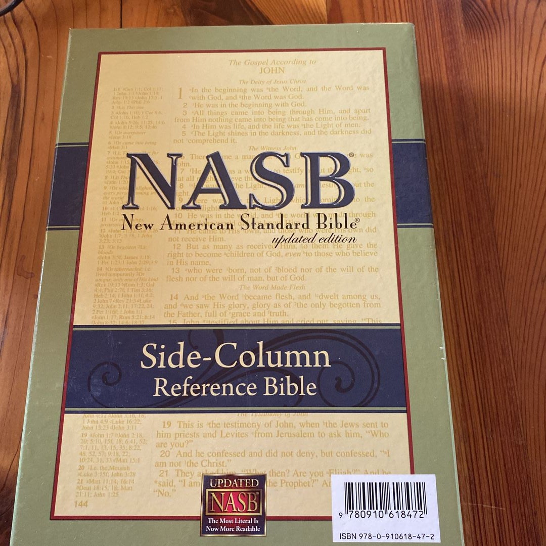 New American Standard Bible Side Column Reference