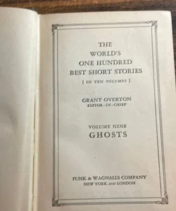 The World’s One Hundred Best Short Stories