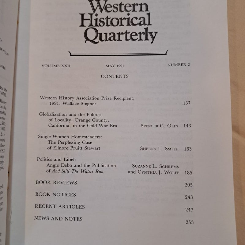 The Western Historical Quarterly