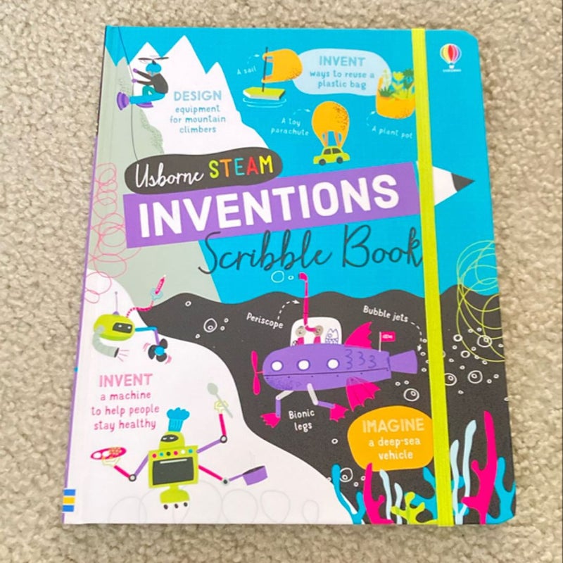 Usborne Steam Inventions Scribble Book