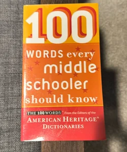 100 Words Every Middle Schooler Should Know