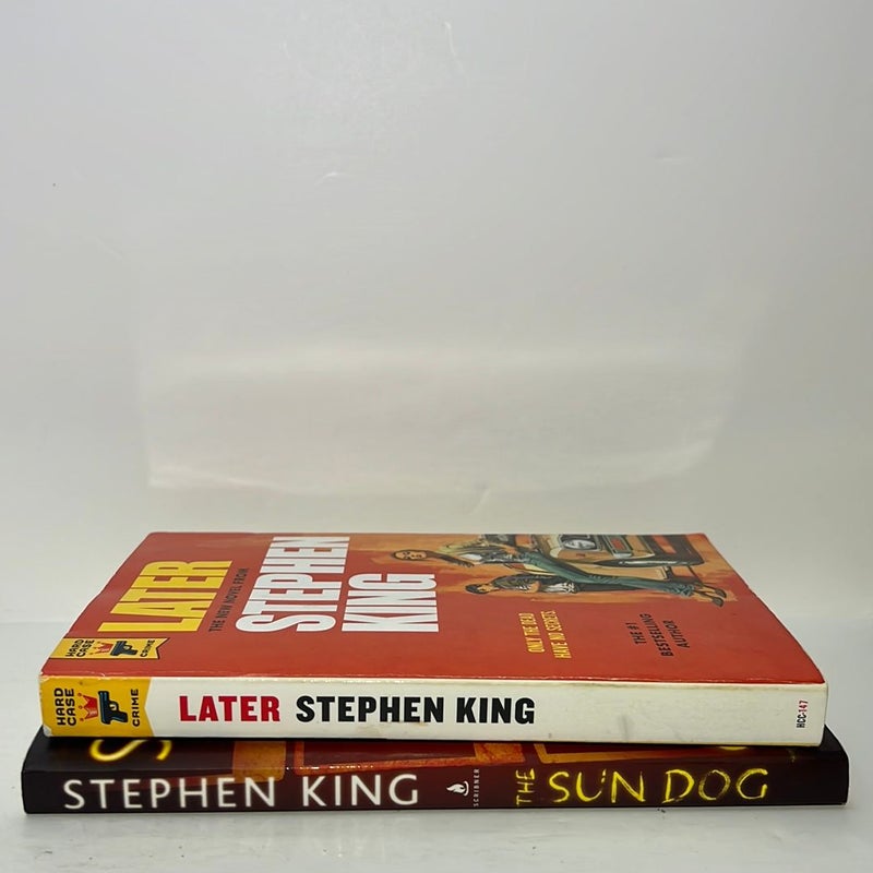 Stephen King (2 Book)  Bundle: Later & Sun Dog 