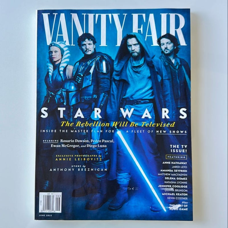 Vanity Fair Magazine June 2022, the TV Issue, Star Wars, Anne Hathaway, Selena Gomez, Kevin Costner