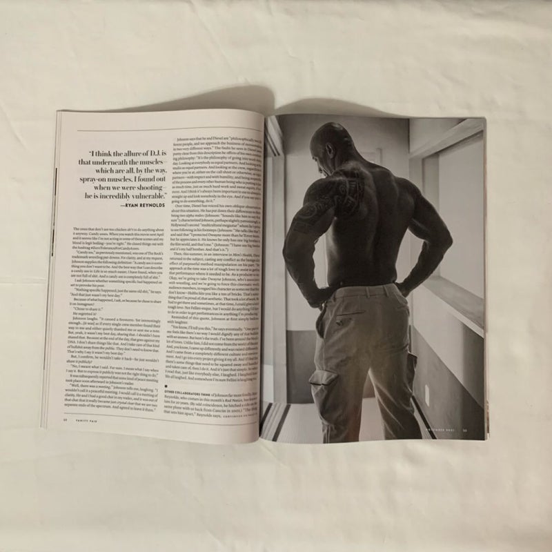 Vanity Fair Dwayne Johnson “The Passion of” Issue November 2021 Magazine