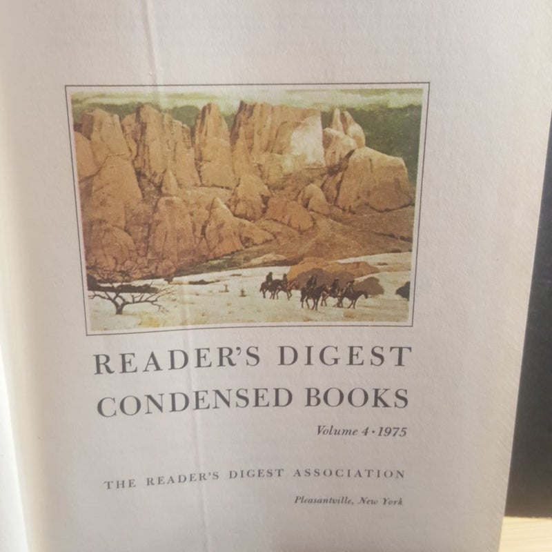 Reader's Digest condensed books Volume 4 1975
