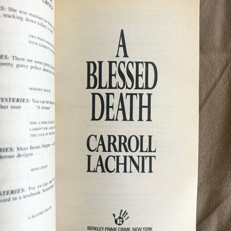 A Blessed Death  4334