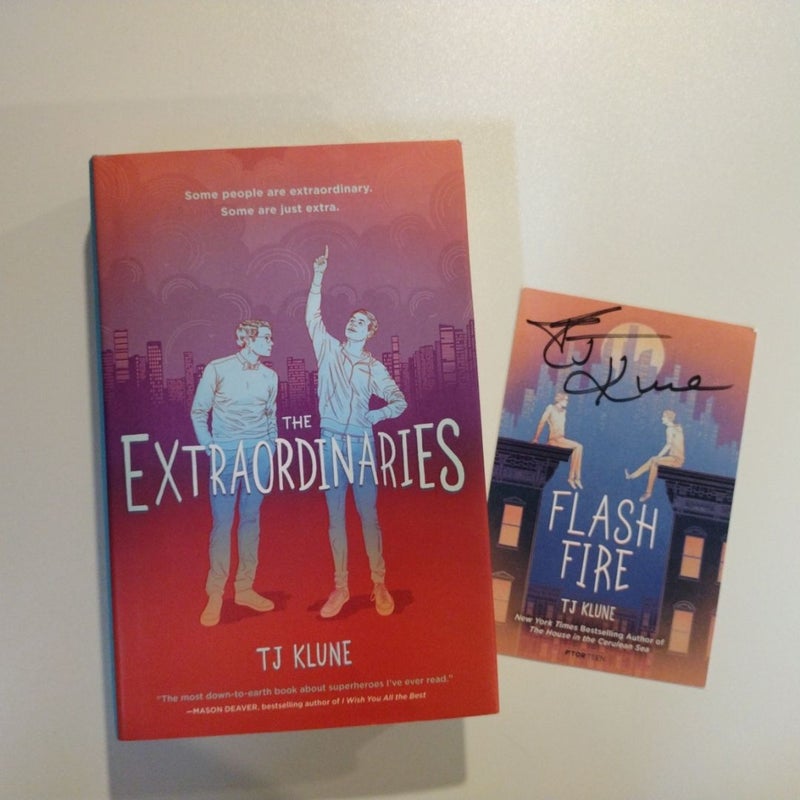 The Extraordinaries & Signed Flash Fire Card