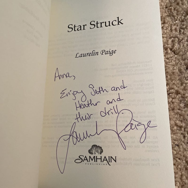 Star Struck (original cover signed by the author)