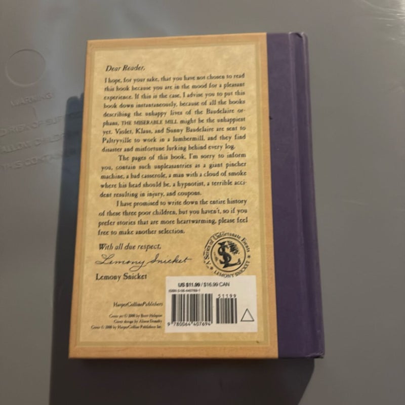 A Series of Unfortunate Events #4: the Miserable Mill
