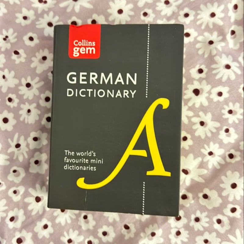 German Gem Dictionary: the World's Favourite Mini Dictionaries (Collins Gem)