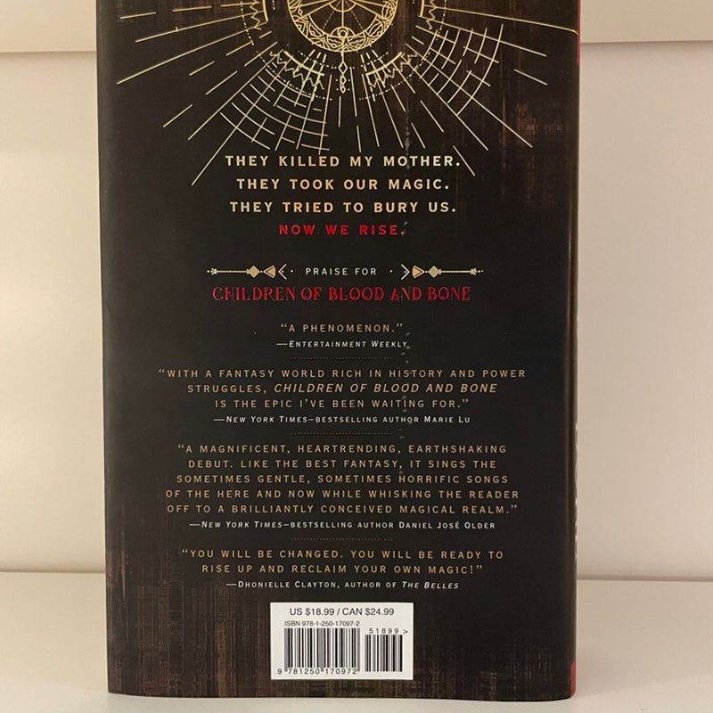 Children of Blood and Bone hardcover 