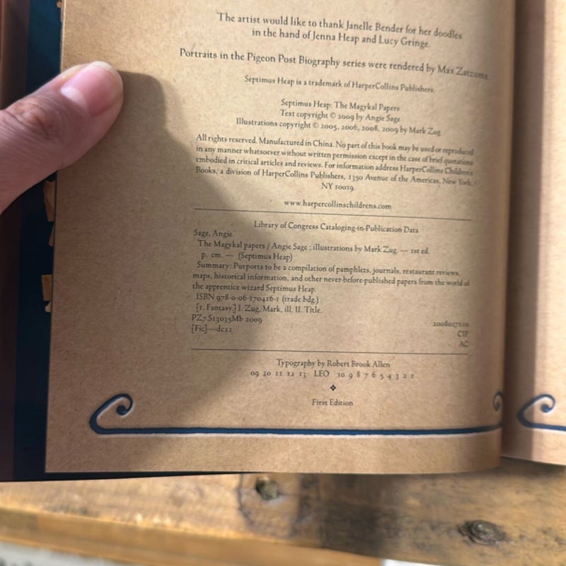 Septimus Heap: the Magykal Papers