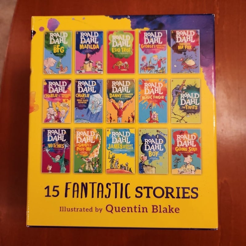 Roald Dahl 15-Book Boxed Set-PROP-RMS